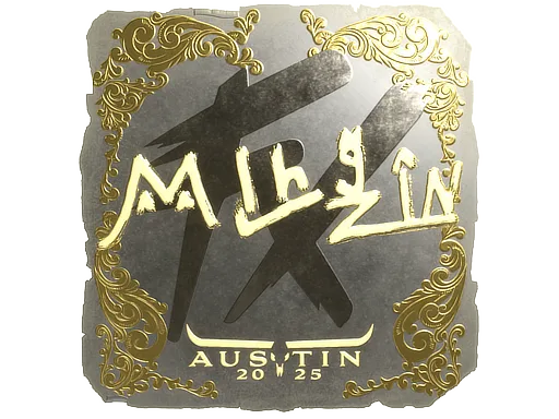 Sticker | mlhzin (Gold) | Austin 2025