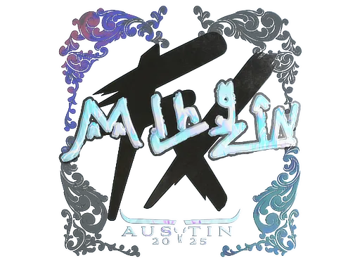 Sticker Slab | mlhzin (Holo) | Austin 2025