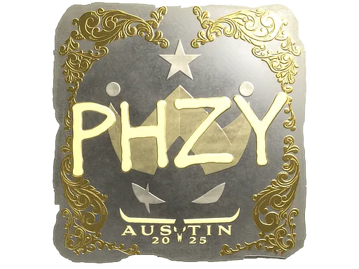 Sticker | phzy (Gold) | Austin 2025