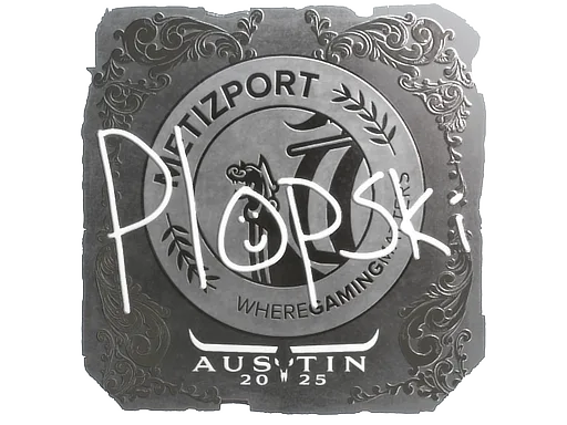Sticker | Plopski (Foil) | Austin 2025