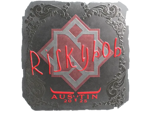 Sticker | riskyb0b (Foil) | Austin 2025