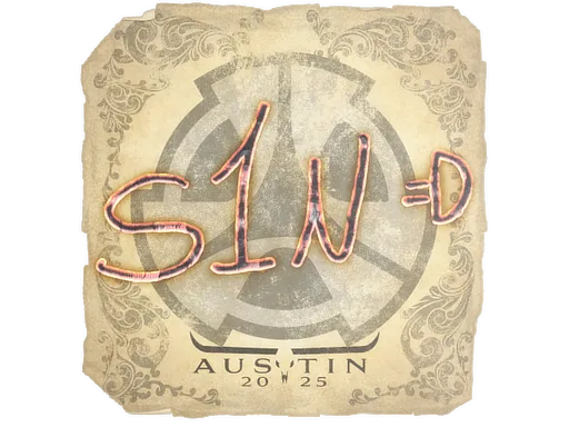 Sticker | s1n | Austin 2025