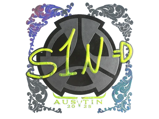 Sticker | s1n (Holo) | Austin 2025