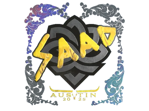 Sticker | saadzin (Holo) | Austin 2025