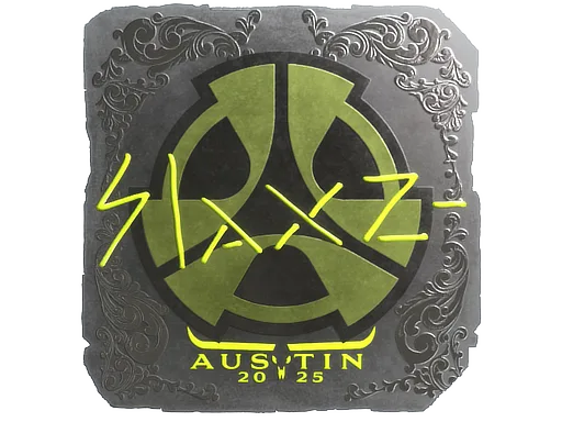 Sticker Slab | slaxz- (Foil) | Austin 2025