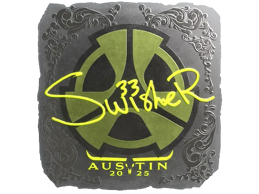 Sticker | Swisher (Foil) | Austin 2025