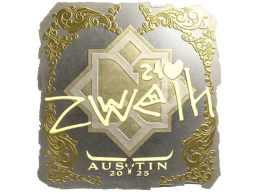 Sticker | zweih (Gold) | Austin 2025