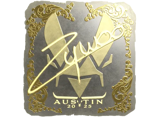 Sticker | ZywOo (Gold) | Austin 2025