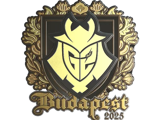 Sticker | G2 esports (Gold) | Budapest 2025