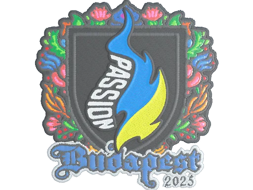 Sticker | Passion UA (Embroidered) | Budapest 2025