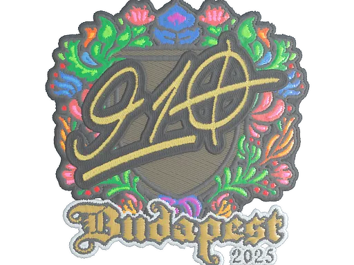 Sticker | 910 (Embroidered) | Budapest 2025