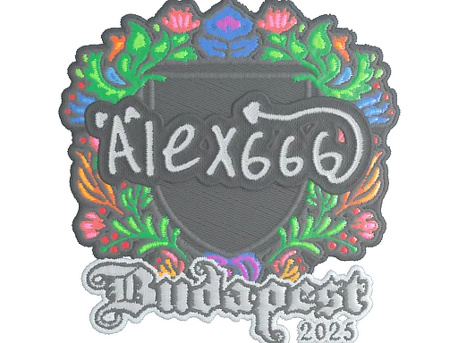 Sticker | alex666 (Embroidered) | Budapest 2025