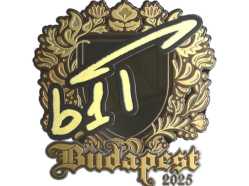 Sticker | b1t (Gold) | Budapest 2025