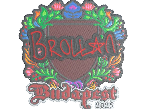 Sticker Slab | Brollan (Embroidered) | Budapest 2025
