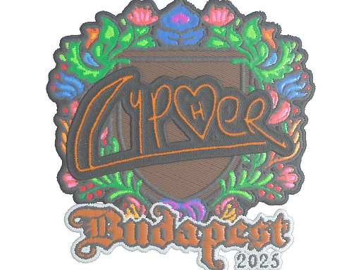 Sticker | Cypher (Embroidered) | Budapest 2025