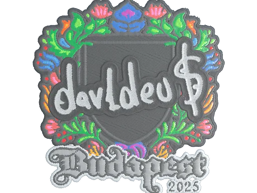 Sticker | dav1deuS (Embroidered) | Budapest 2025