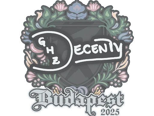 Sticker | decenty | Budapest 2025