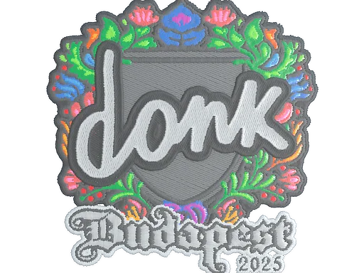 Sticker | donk (Embroidered) | Budapest 2025