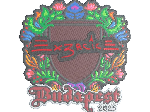 Sticker | Ex3rcice (Embroidered) | Budapest 2025