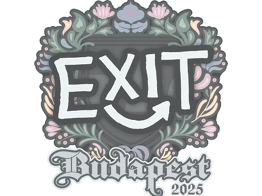 Sticker | exit | Budapest 2025