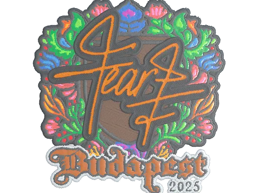 Sticker | fEAR (Embroidered) | Budapest 2025