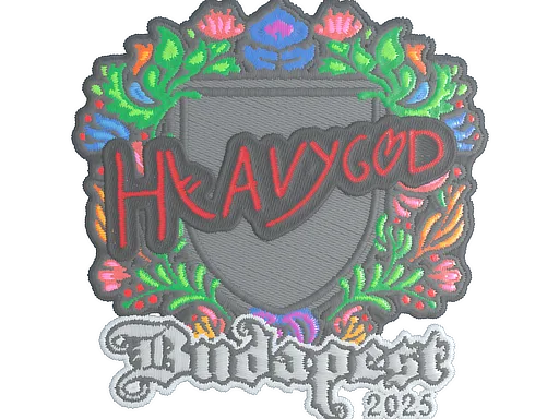 Sticker Slab | Heavygod (Embroidered) | Budapest 2025