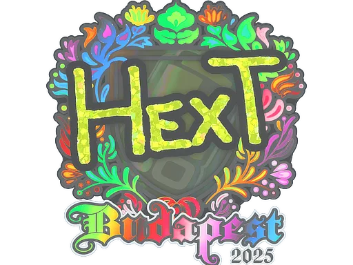 Sticker Slab | HexT (Holo) | Budapest 2025