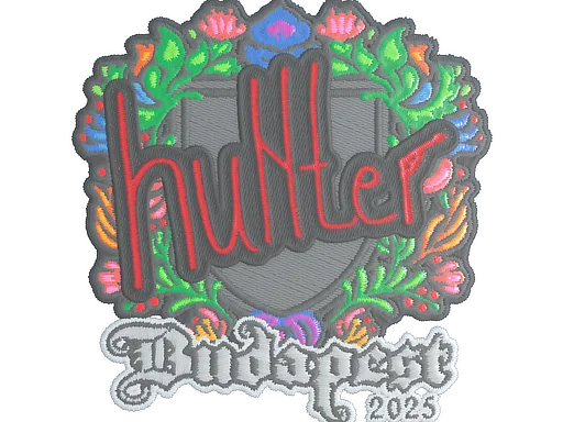 Sticker | huNter- (Embroidered) | Budapest 2025