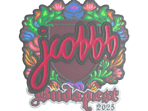 Sticker Slab | jcobbb (Embroidered) | Budapest 2025