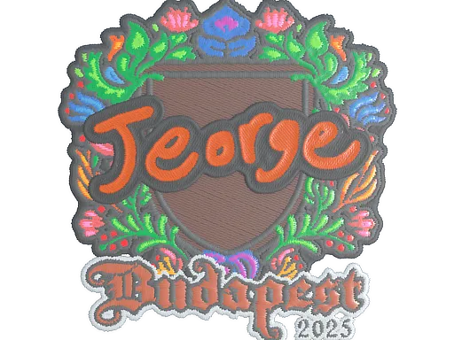 Sticker Slab | jeorge (Embroidered) | Budapest 2025