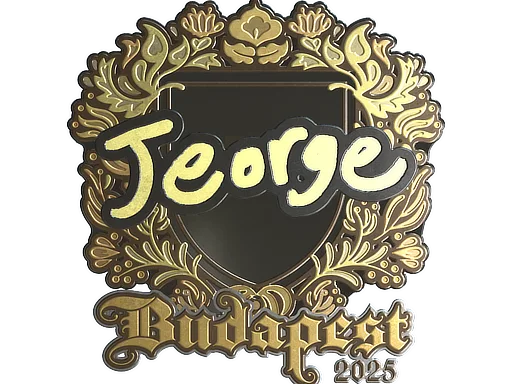 Sticker | jeorge (Gold) | Budapest 2025