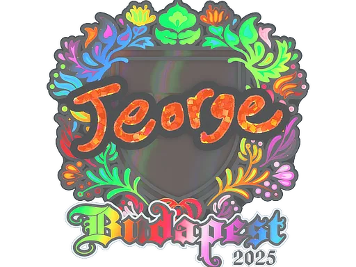 Sticker Slab | jeorge (Holo) | Budapest 2025