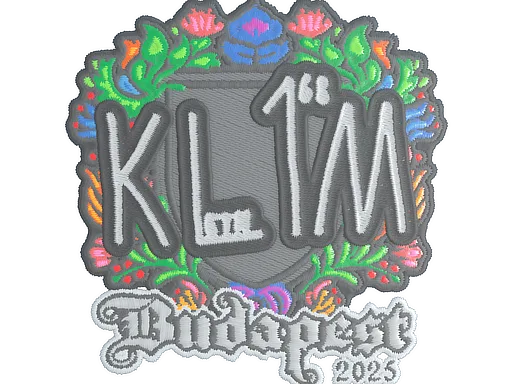 Sticker | kl1m (Embroidered) | Budapest 2025