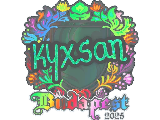 Sticker | kyxsan (Holo) | Budapest 2025