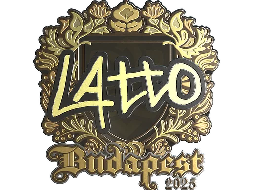 Sticker | latto (Gold) | Budapest 2025