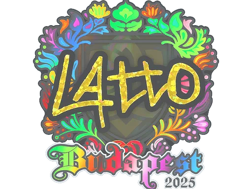 Sticker Slab | latto (Holo) | Budapest 2025