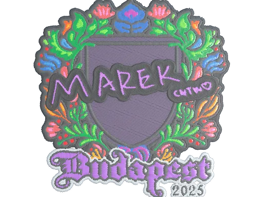 Sticker Slab | Marek (Embroidered) | Budapest 2025