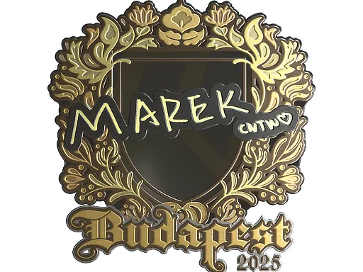 Sticker Slab | Marek (Gold) | Budapest 2025