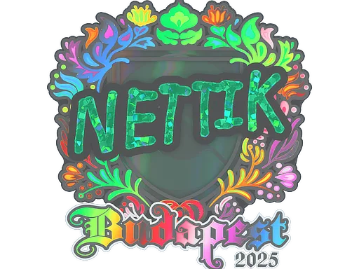 Sticker Slab | nettik (Holo) | Budapest 2025