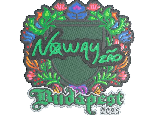 Sticker | noway (Embroidered) | Budapest 2025