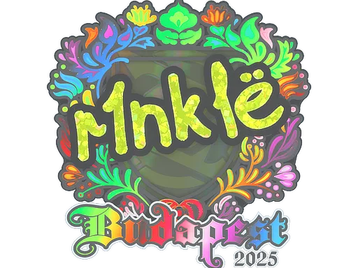 Sticker Slab | r1nkle (Holo) | Budapest 2025