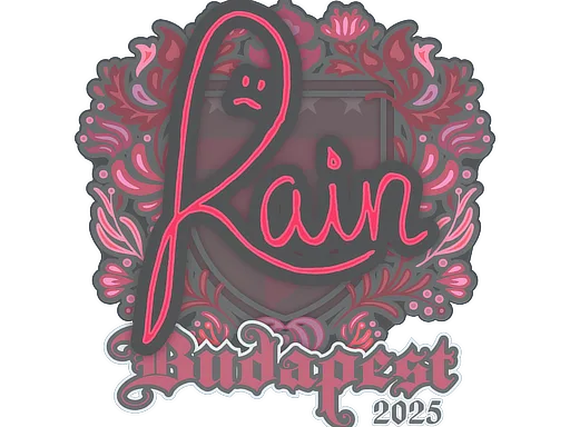 Sticker Slab | rain | Budapest 2025