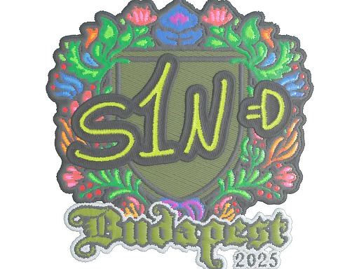 Sticker | s1n (Embroidered) | Budapest 2025