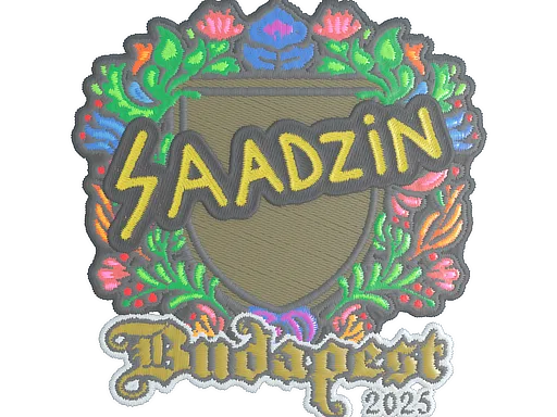 Sticker | saadzin (Embroidered) | Budapest 2025
