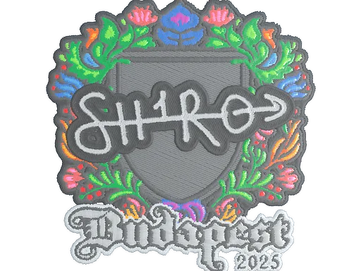 Sticker | sh1ro (Embroidered) | Budapest 2025