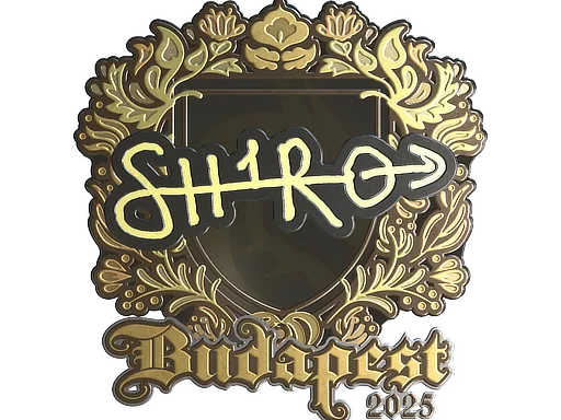 Sticker | sh1ro (Gold) | Budapest 2025