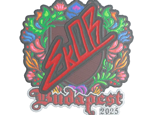 Sticker Slab | sk0R (Embroidered) | Budapest 2025