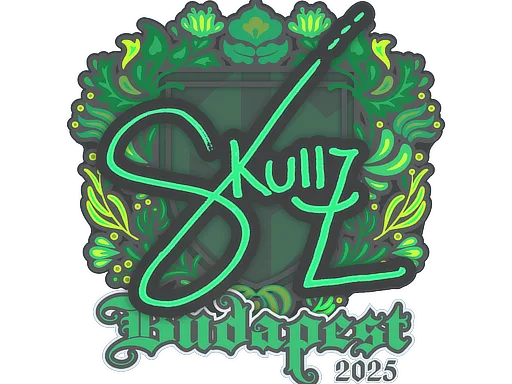 Sticker Slab | skullz | Budapest 2025