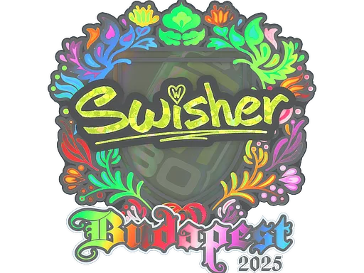 Sticker | Swisher (Holo) | Budapest 2025