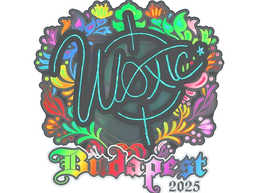 Sticker | woxic (Holo) | Budapest 2025